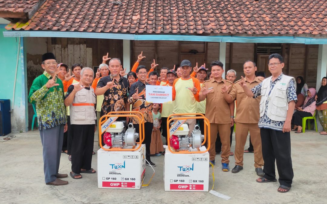 Berdayakan Petani, Lazismu PWM Jawa Tengah Berikan Bantuan Mesin Pompa Sedot Air Sawah
