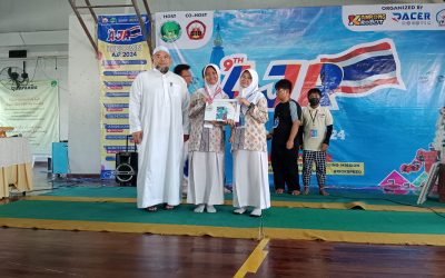 Luar Biasa, Dua Siswi SMP Mutu Plus Cilacap Sabet Silver Medal di Kompetisi Robotik Asia