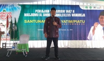 Ribuan Jama’ah Menghadiri Pengajian Muharram dan Santunan 325 Anak Yatim/Piatu